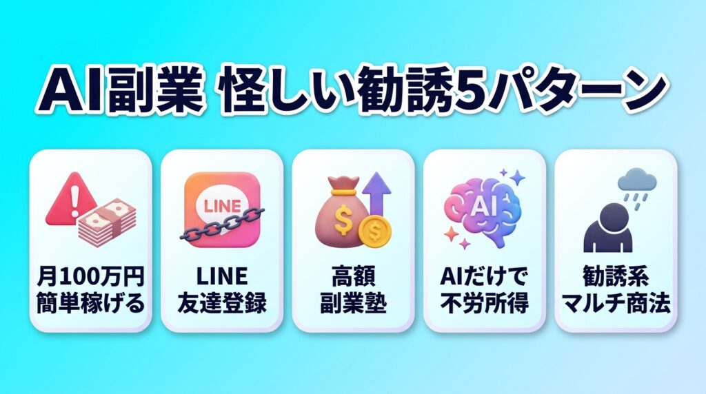 「AI副業は怪しい」は本当?詐欺案件の見分け方