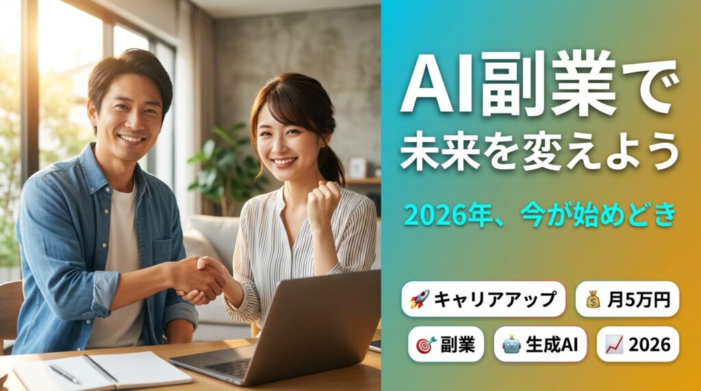 まとめ|AI副業は2026年のキャリア戦略として始める価値がある