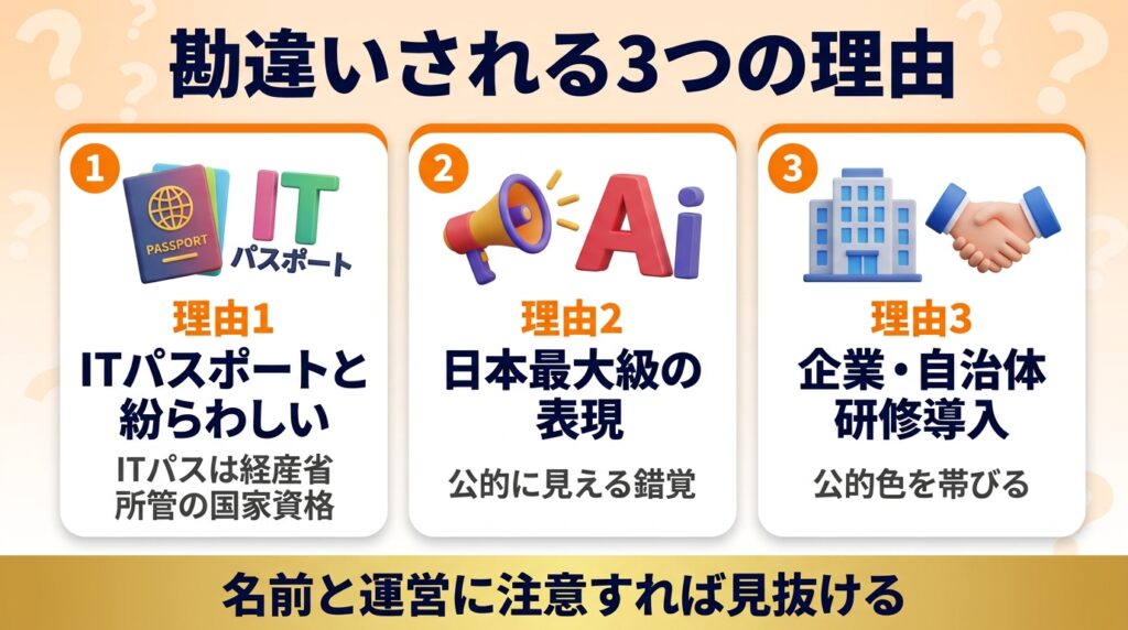 生成AIパスポートが国家資格と勘違いされる3つの理由