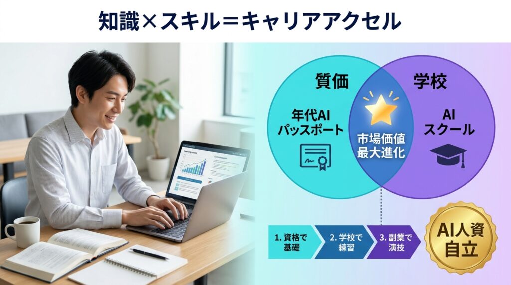 生成AIパスポートと併用したい学習法