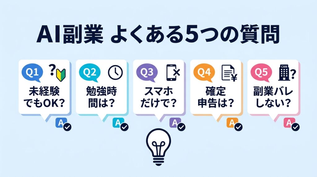 AI副業のよくある質問(FAQ)
