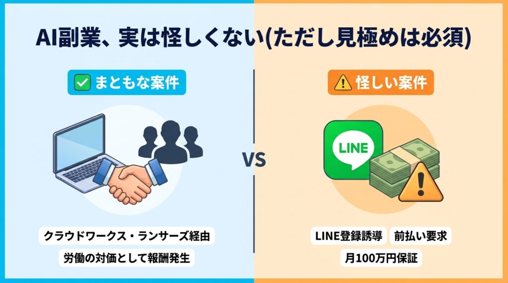 AI副業は本当に怪しい?結論から先にお伝えします