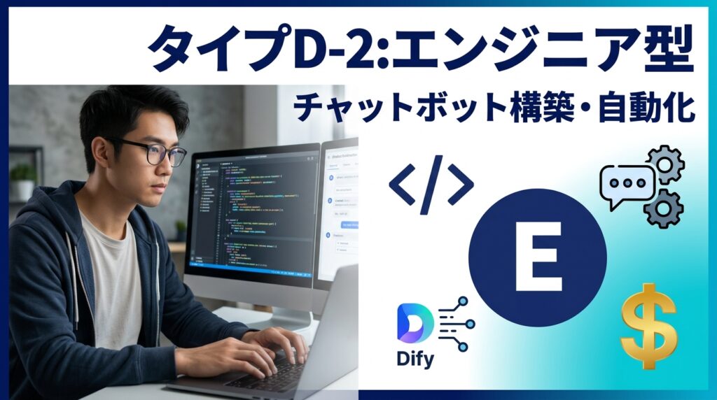 タイプE:エンジニア型(チャットボット構築・自動化)