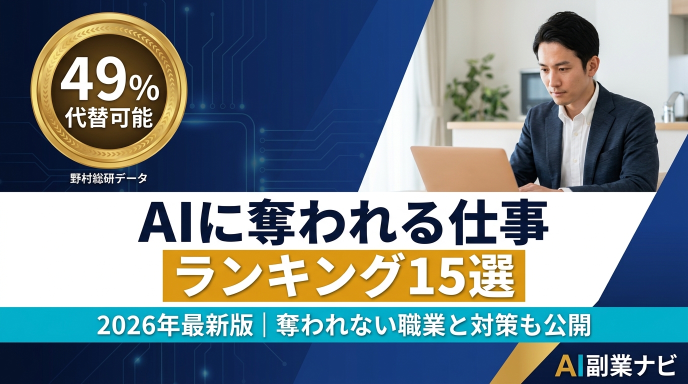 AI 奪われる 仕事