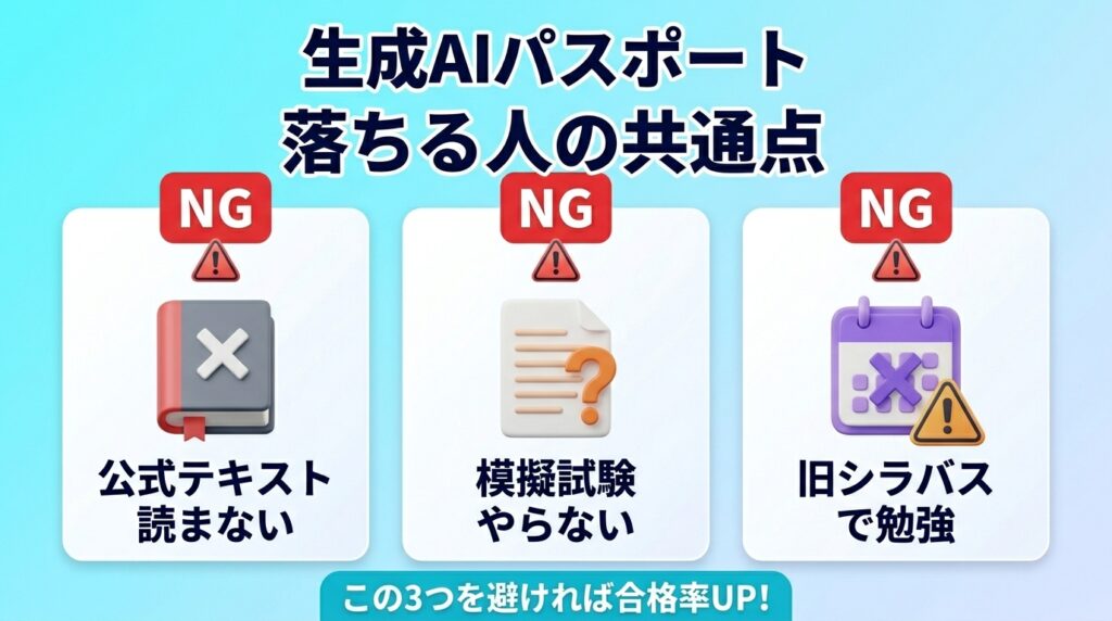 生成AIパスポートで落ちる人の共通点3つ