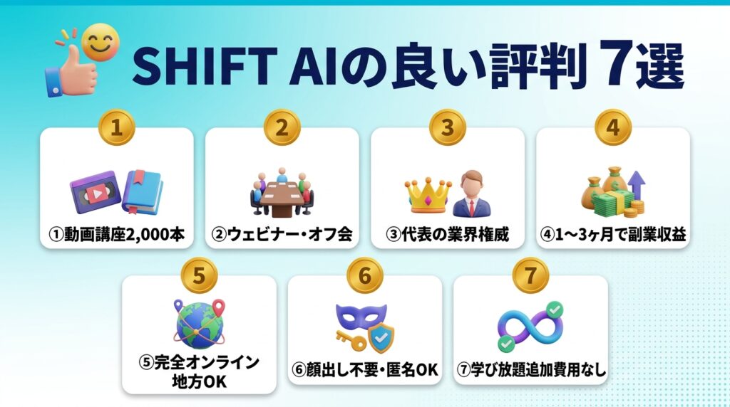 SHIFT AIの良い評判・口コミ7選|本当に価値あるのか