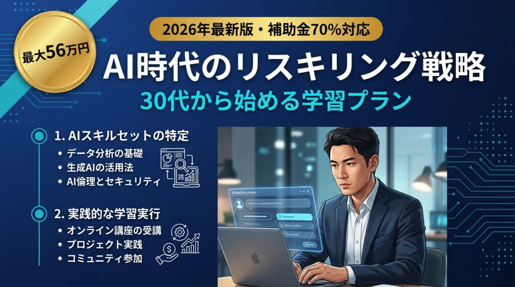AI時代のリスキリング戦略|30代から始める学習プラン
