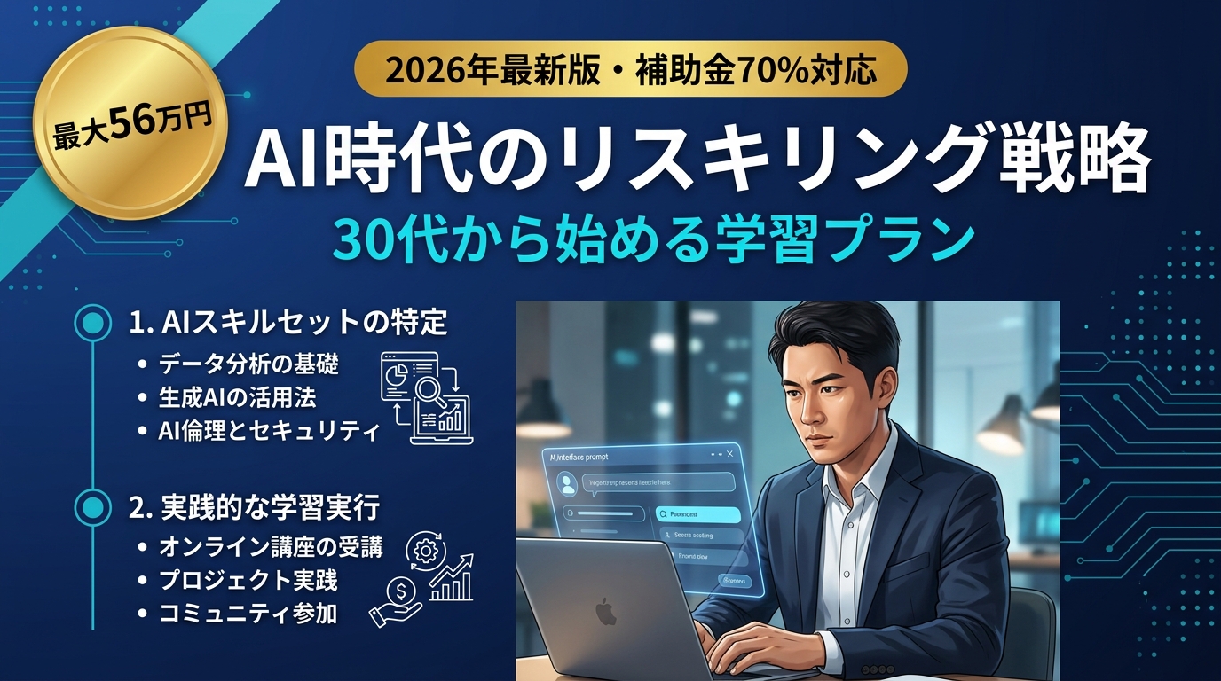 AI時代のリスキリング戦略|30代から始める学習プラン