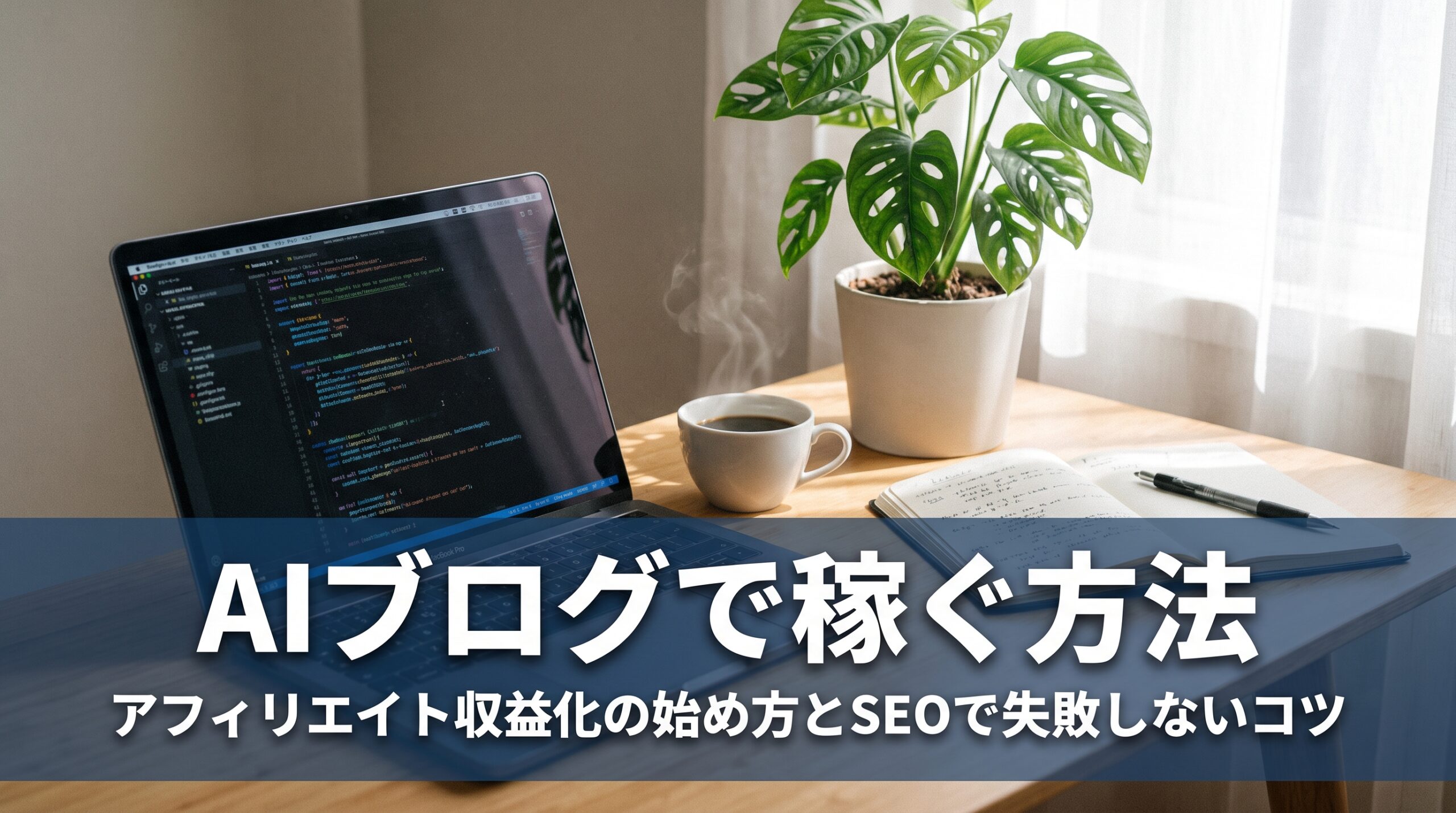 AIブログで稼ぐ方法｜アフィリエイト収益化の始め方とSEOで失敗しないコツ【2026年最新】