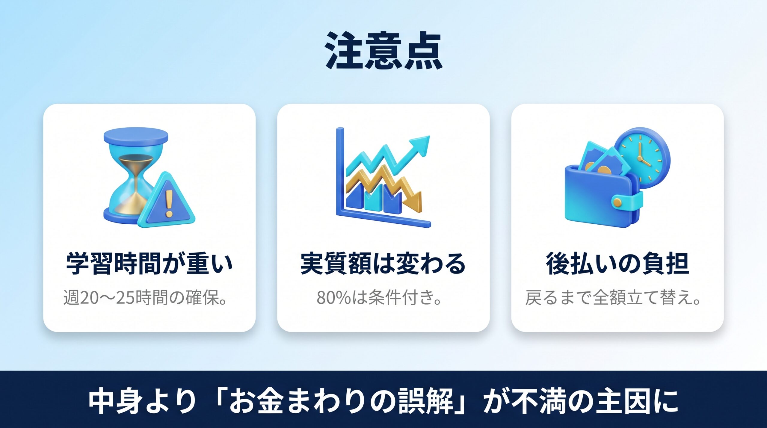 キカガクの注意点と悪い評判を示す図