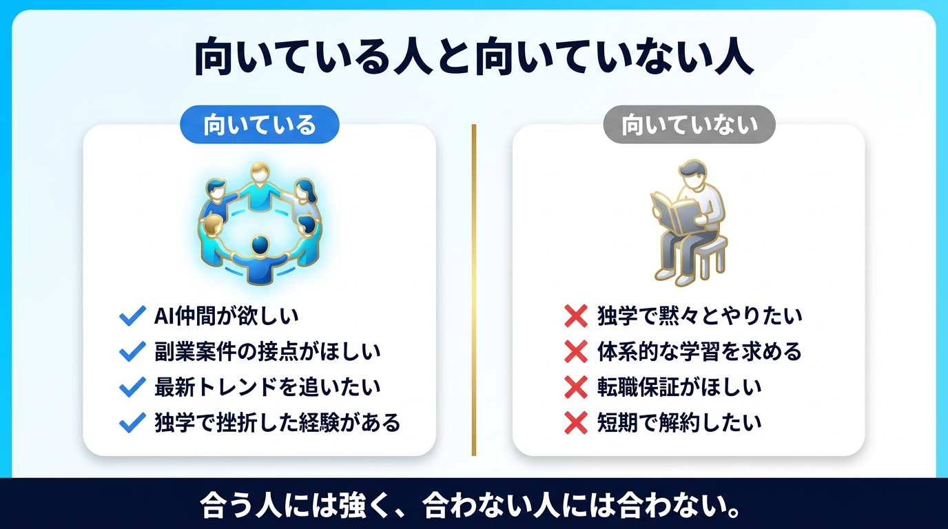 SHIFT AIに向いている人・向いていない人